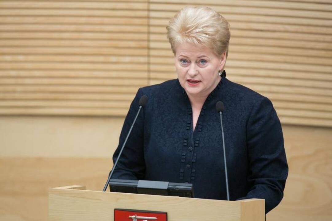 Prezidentė: tikiuosi, A.Butkevičiui užteks principingumo dėl ministrų