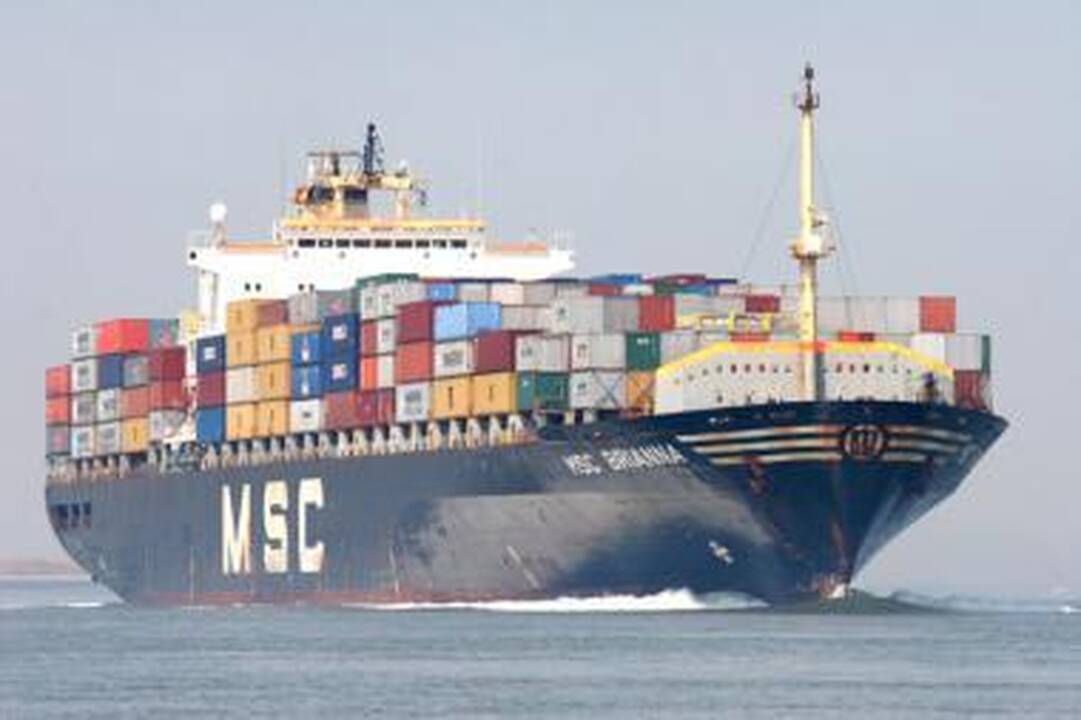 Uostamiestyje pirmą kartą viešės laivas „MSC Brianna“