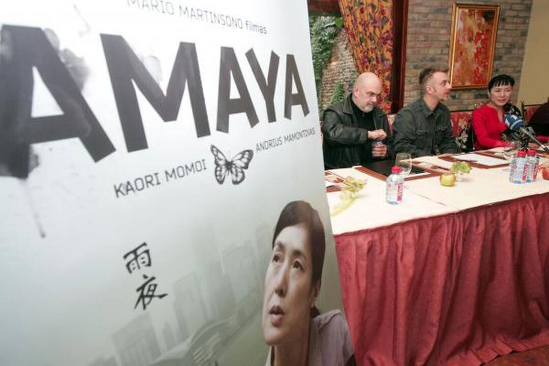 Filmo "Amaya" režisierius: žmonės turi šiam filmui leisti eiti per pojūčius