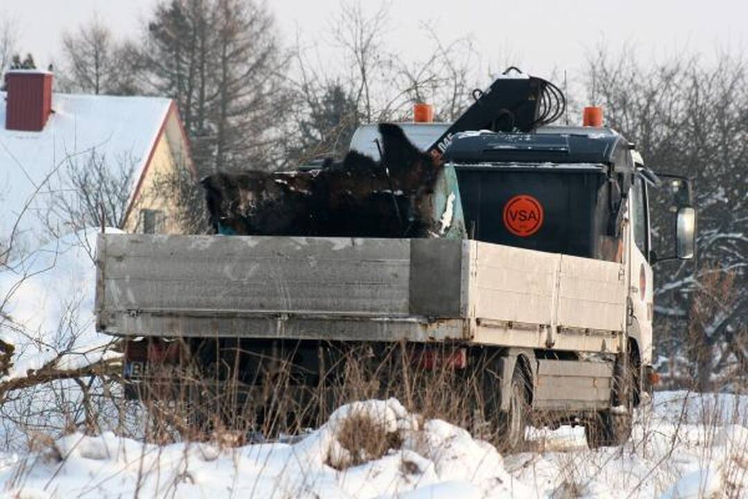 Dėl nevalytų kelių - dujų avarija Naujojoje Vilnioje