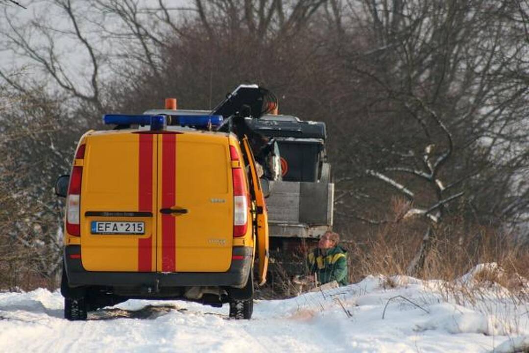 Dėl nevalytų kelių - dujų avarija Naujojoje Vilnioje