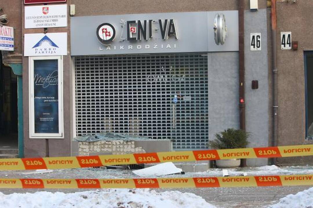 Prie Laisvės alėjos parduotuvės - sprogimas (papildyta)