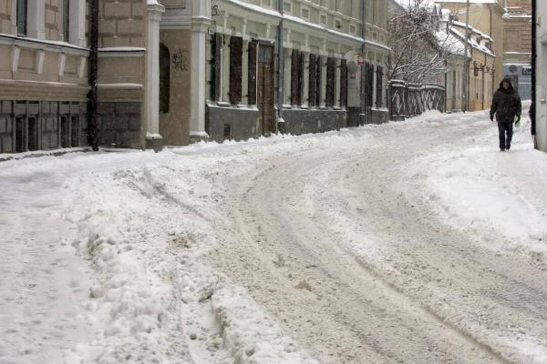 Sniego stichija siaučia, Vilniaus gatvės nevalomos (papildyta)