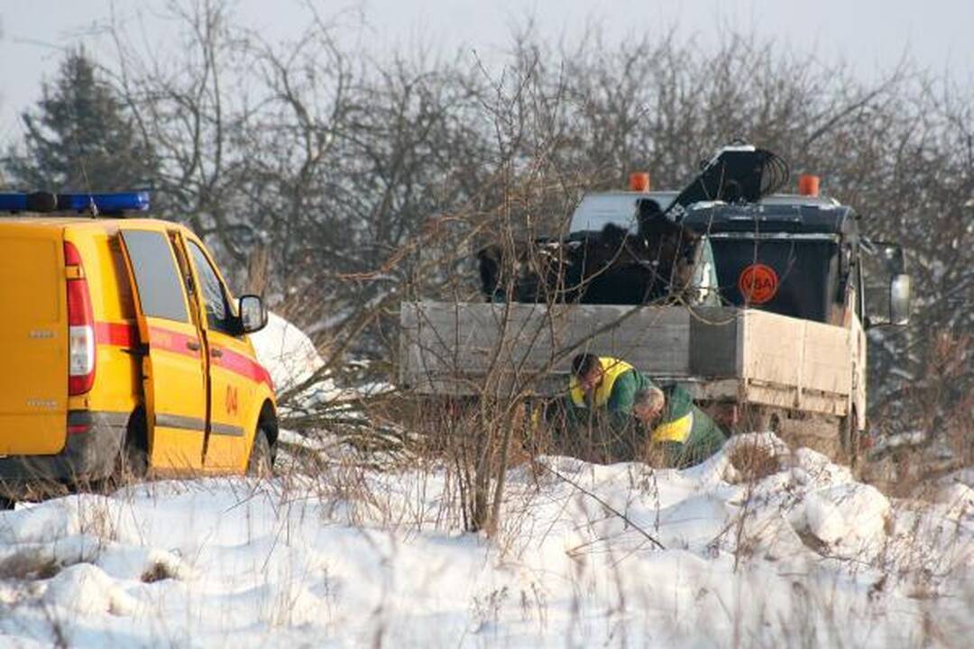 Dėl nevalytų kelių - dujų avarija Naujojoje Vilnioje