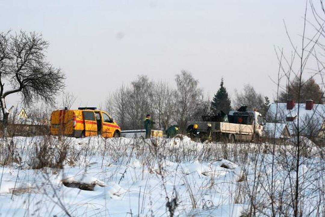 Dėl nevalytų kelių - dujų avarija Naujojoje Vilnioje