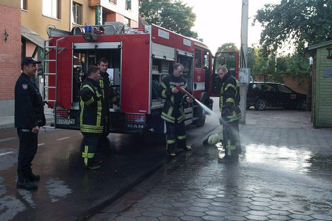Žvėryne degė dar vienas medinis namas