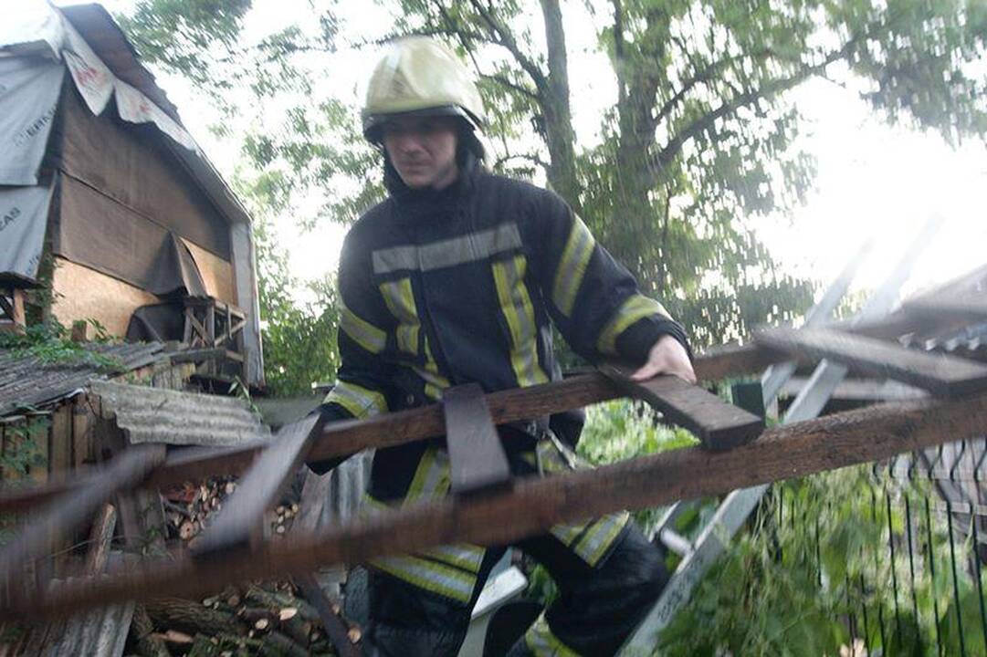 Žvėryne degė dar vienas medinis namas