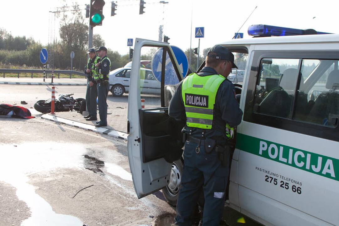 Per avariją šalia Vilniaus žuvo motociklininkas (papildyta)