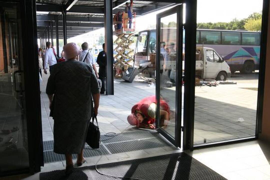 Klaipėdos autobusų stotis atvėrė duris keleiviams