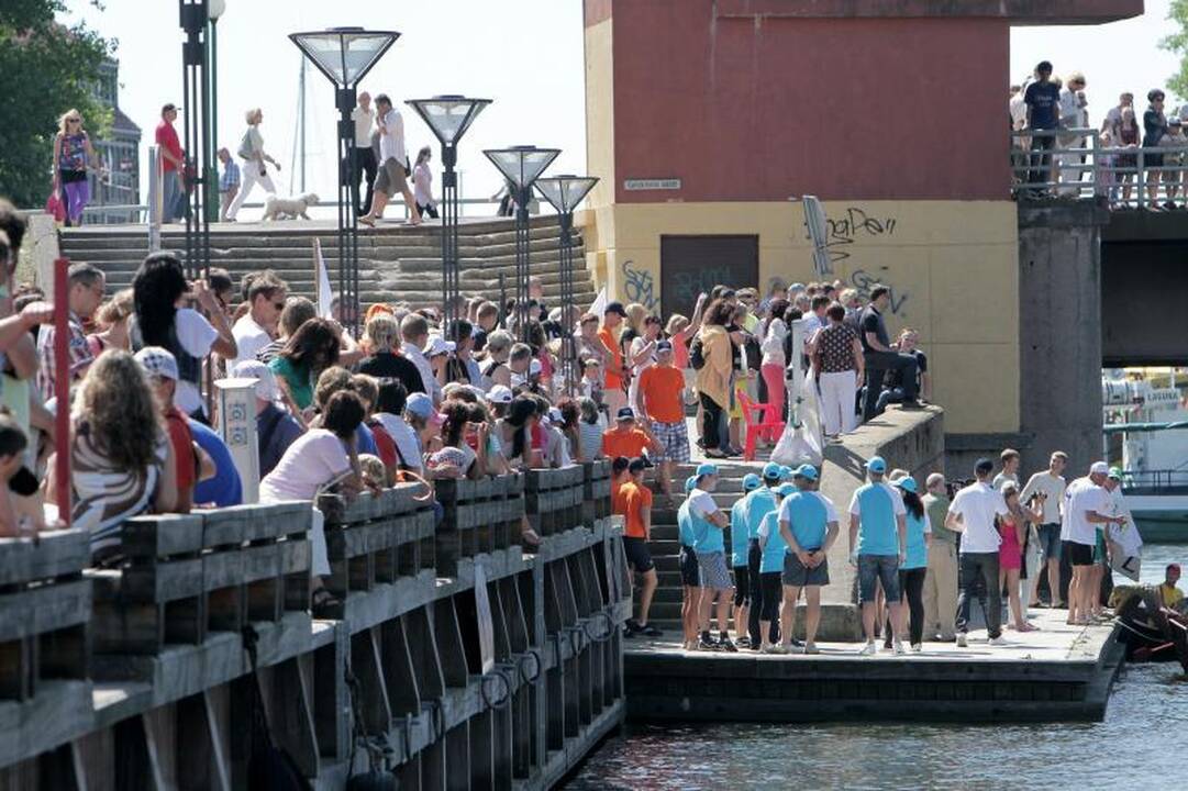 Danės upėje – „drakonų“ laivų lenktynės 
