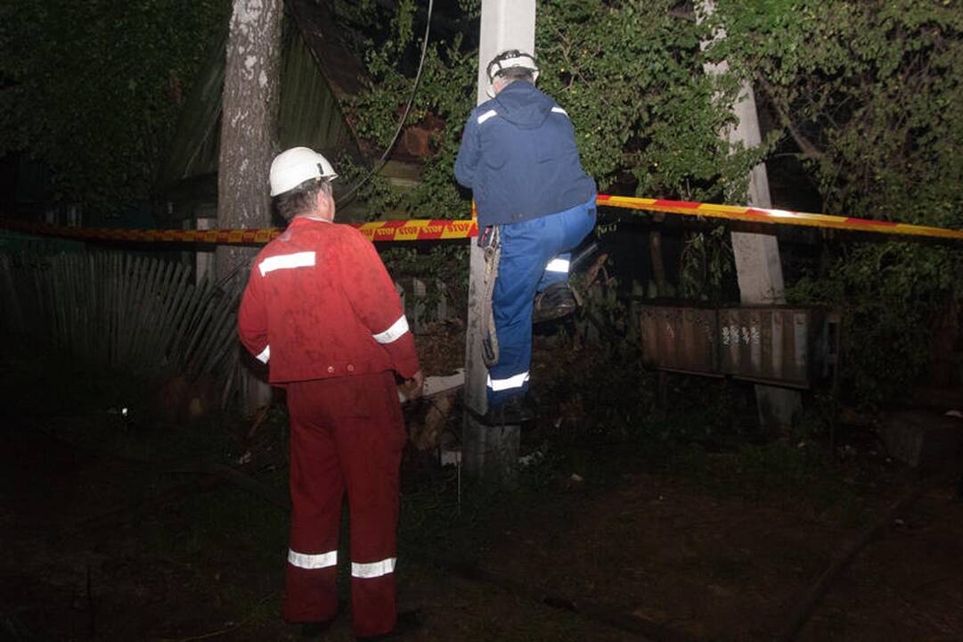 Dėl Žvėryne kilusio gaisro buvo uždaryta gatvė