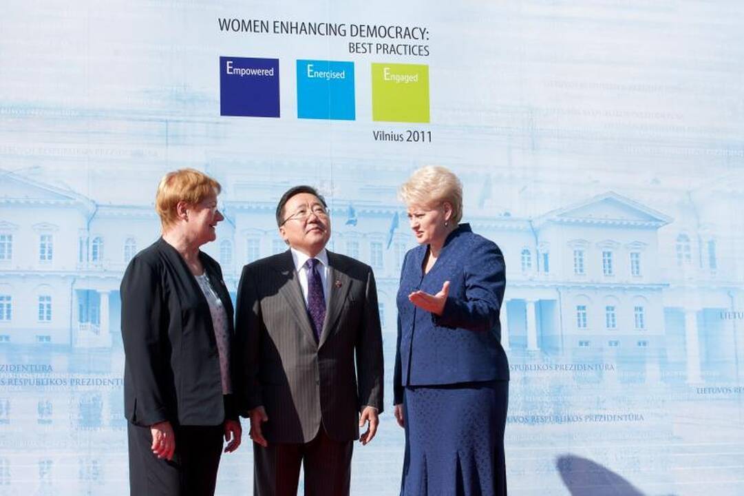 D.Grybauskaitė: moterų politikoje vis dar nepakanka