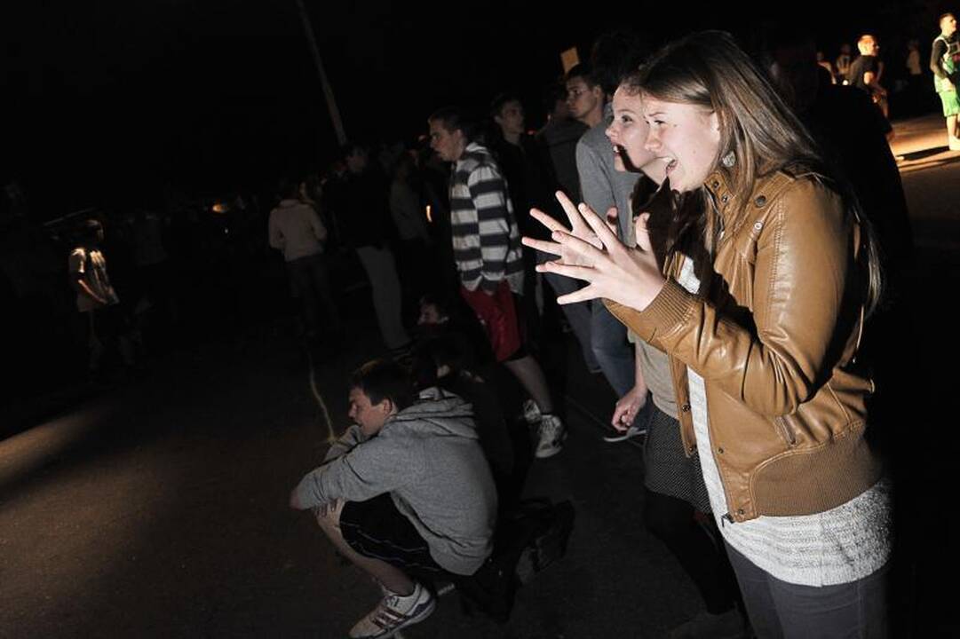 Kaune hiphopo ritmu siautė naktinis  krepšinis   