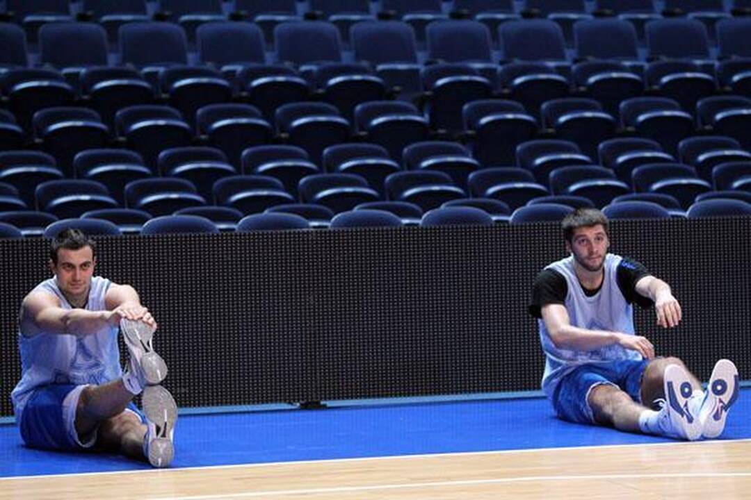 D.Bodiroga džiaugiasi Vilniuje sutiktais draugais