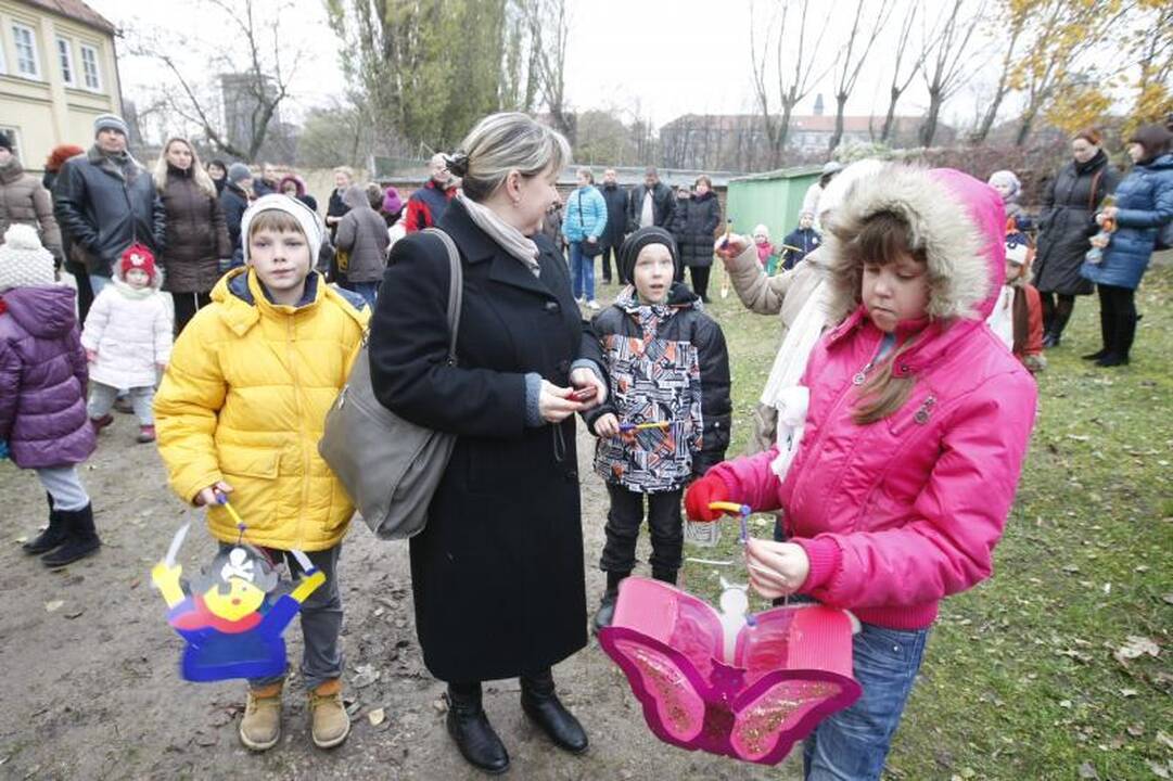 Šv. Martyno dieną - šimtų mažųjų klaipėdiečių eisena su žibintais