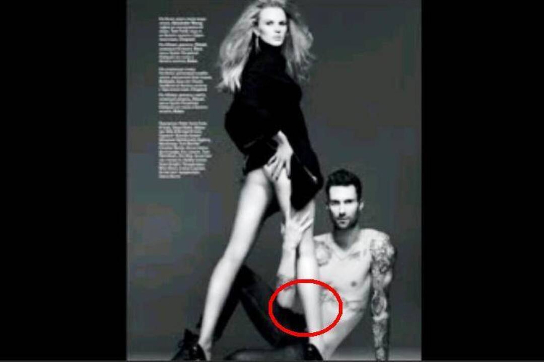 „Vogue“ fotosesija: „Maroon 5“ žvaigždei „nufotošopino“ liemenį