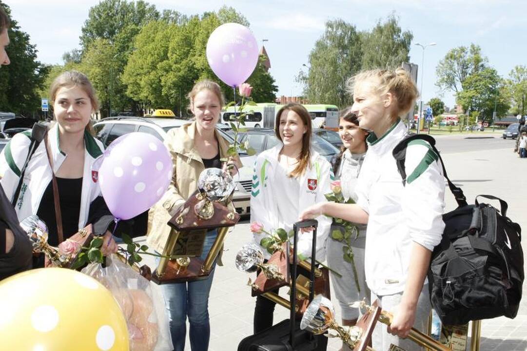 Europos čempionai ir prizininkai grįžo į Klaipėdą