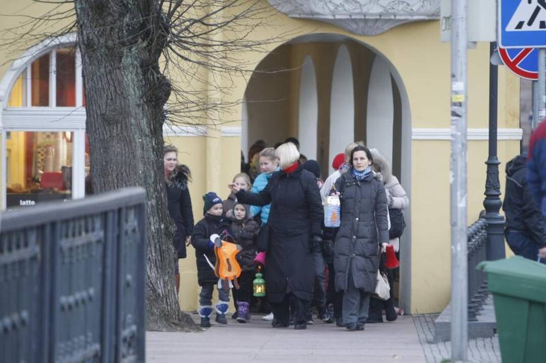 Šv. Martyno dieną - šimtų mažųjų klaipėdiečių eisena su žibintais