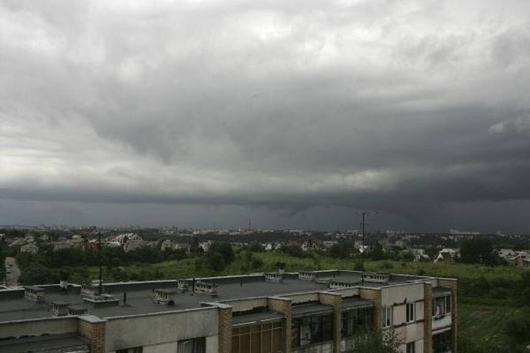 Kaunas išgyveno dar vieną smarkų lietų