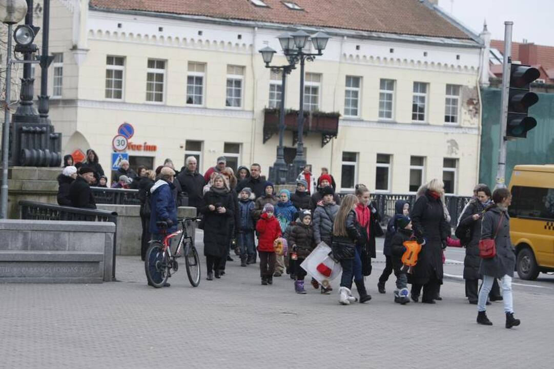 Šv. Martyno dieną - šimtų mažųjų klaipėdiečių eisena su žibintais