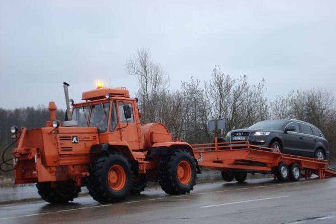 Šaktarpio šventė: automobilių eilės Rusnėje