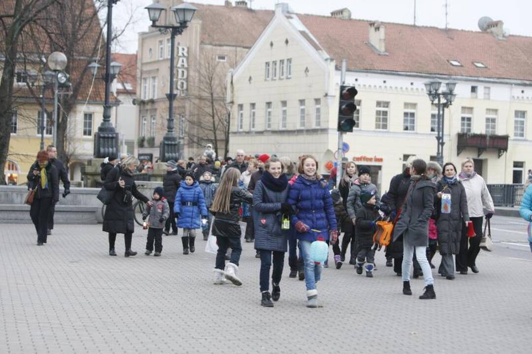 Šv. Martyno dieną - šimtų mažųjų klaipėdiečių eisena su žibintais