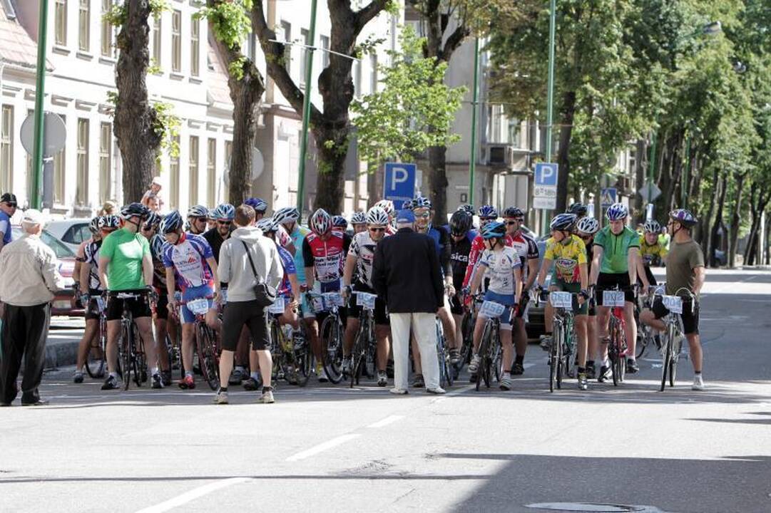 Klaipėdos dviračių maratono trasoje – mažiau dalyvių