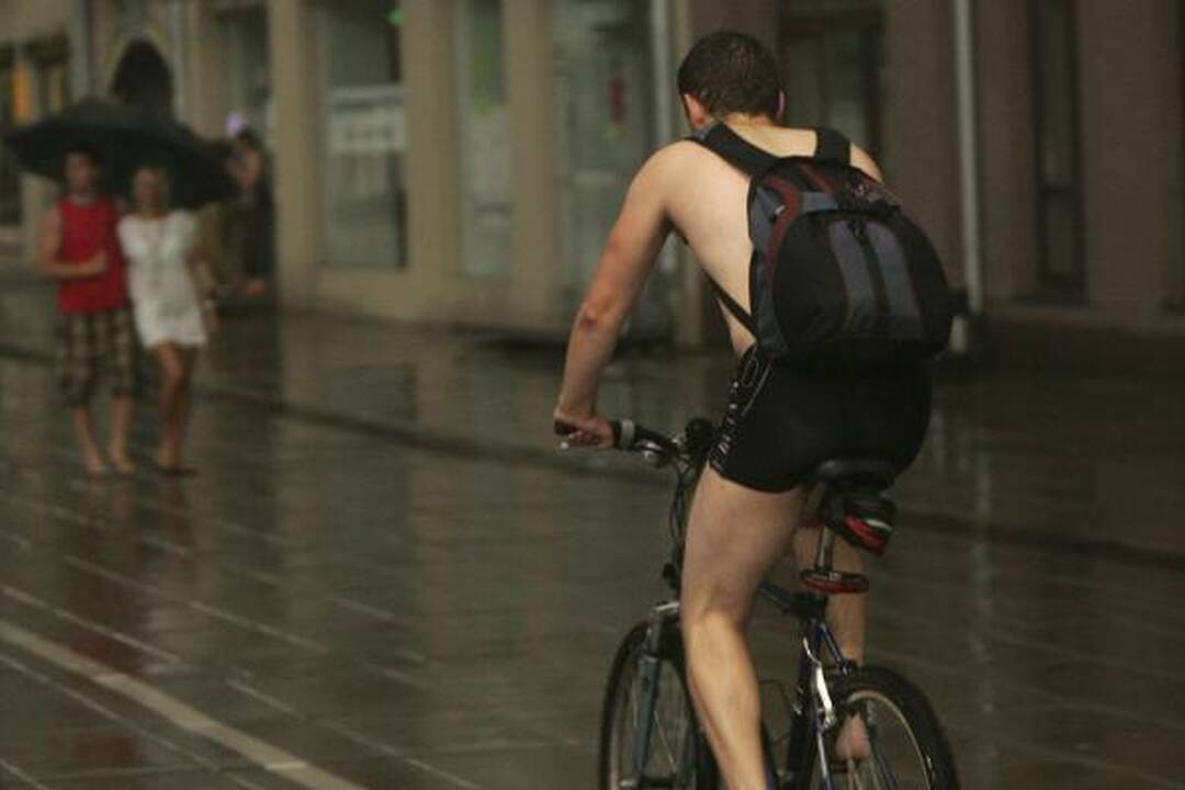 Kaunas išgyveno dar vieną smarkų lietų