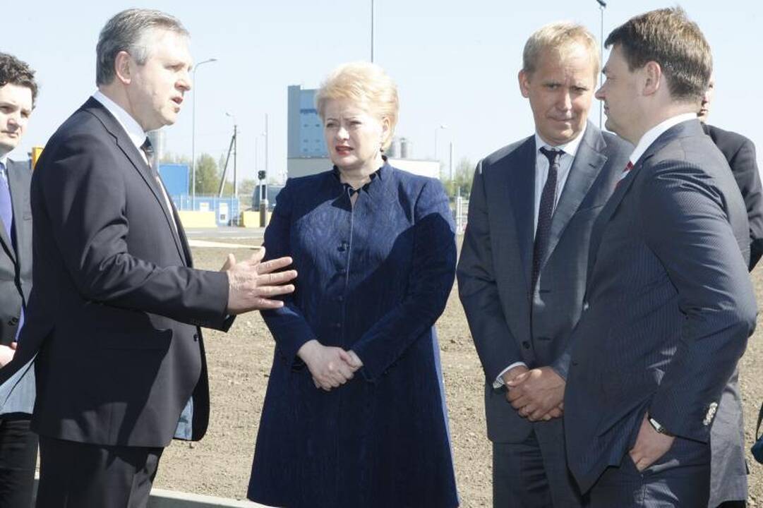 Termofikacinę jėgainę atidarė Lietuvos ir Suomijos prezidentai