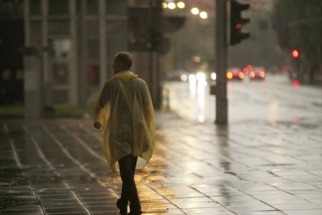 Kaunas išgyveno dar vieną smarkų lietų