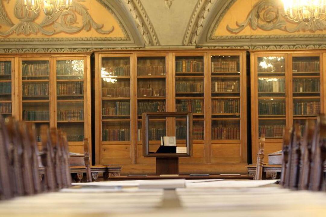 VU bibliotekoje eksponuojamas M.Mažvydo „Katekizmas“