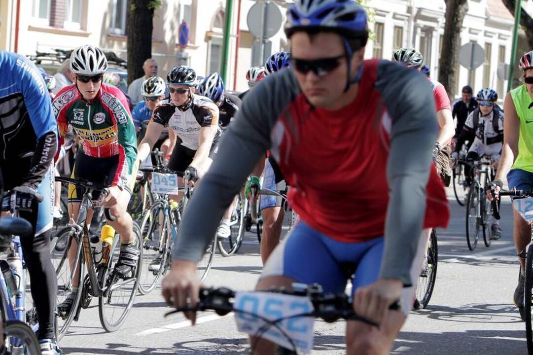 Klaipėdos dviračių maratono trasoje – mažiau dalyvių