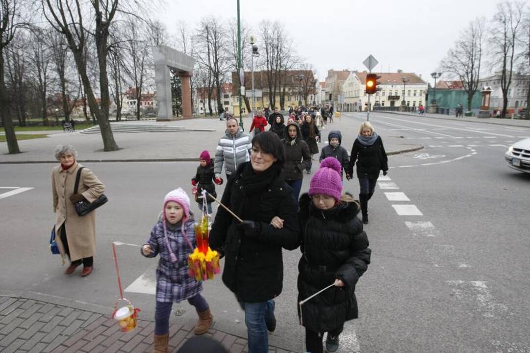 Šv. Martyno dieną - šimtų mažųjų klaipėdiečių eisena su žibintais