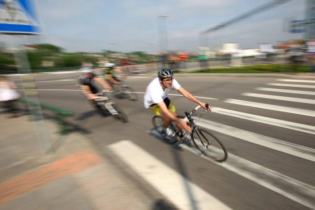 Kaune sekmadienį surengtas dviračių maratonas