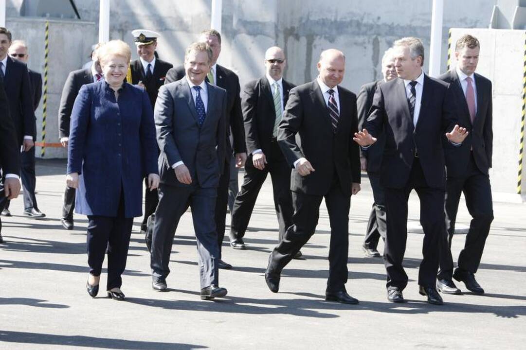 Termofikacinę jėgainę atidarė Lietuvos ir Suomijos prezidentai