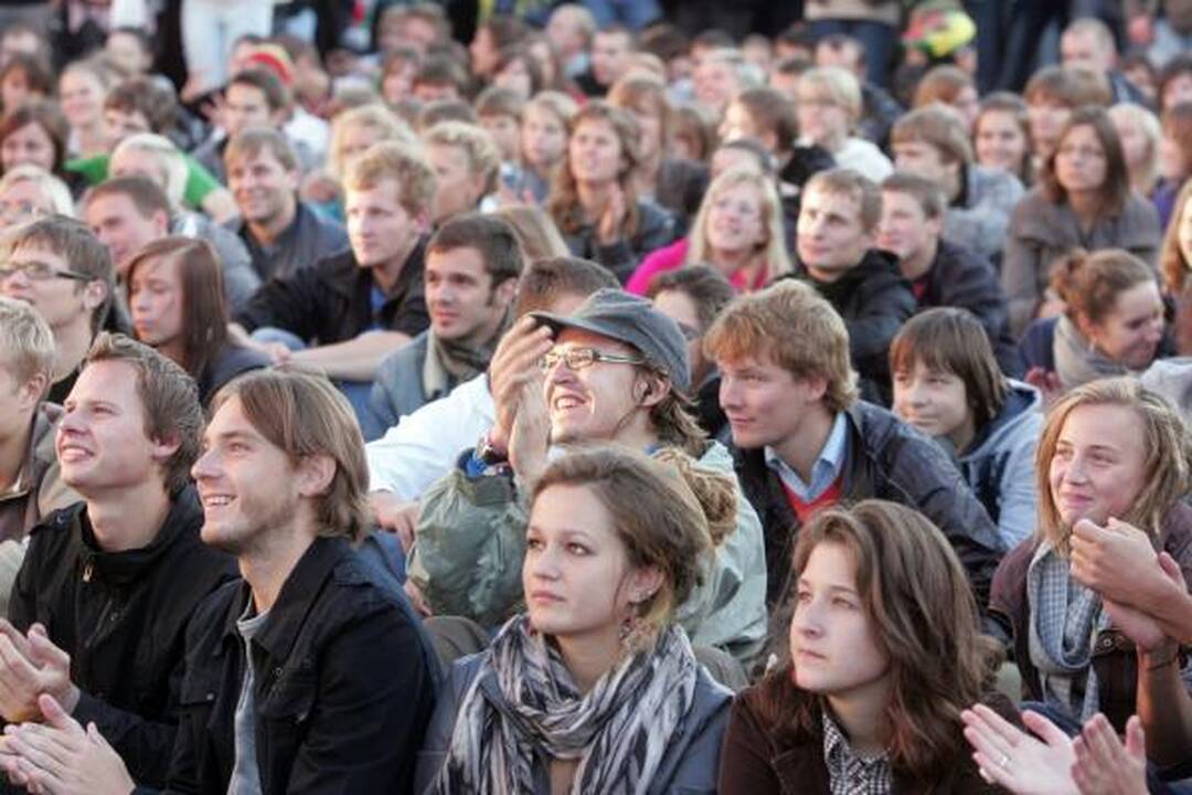 Vilniaus Rotušėje - Lietuvos rinktinės gerbėjų minios