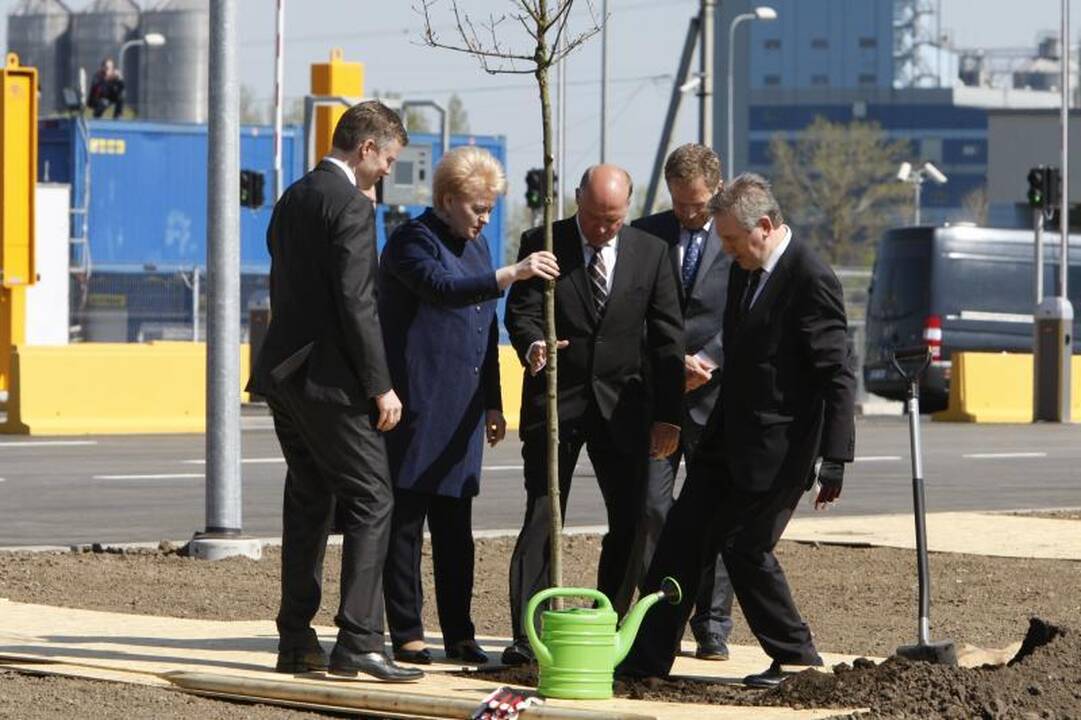 Termofikacinę jėgainę atidarė Lietuvos ir Suomijos prezidentai