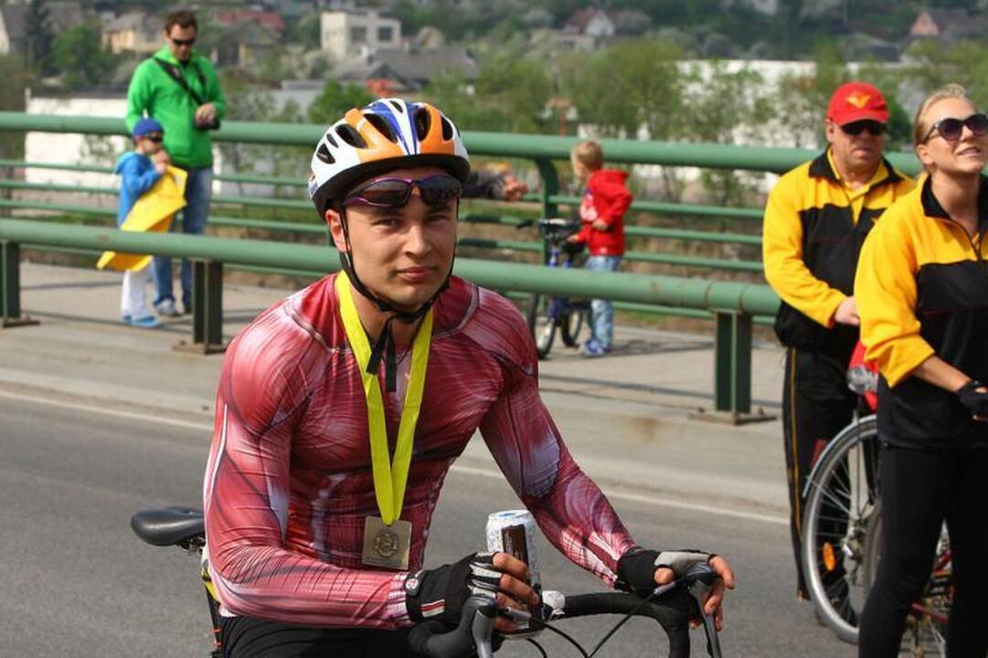 Kaune sekmadienį surengtas dviračių maratonas