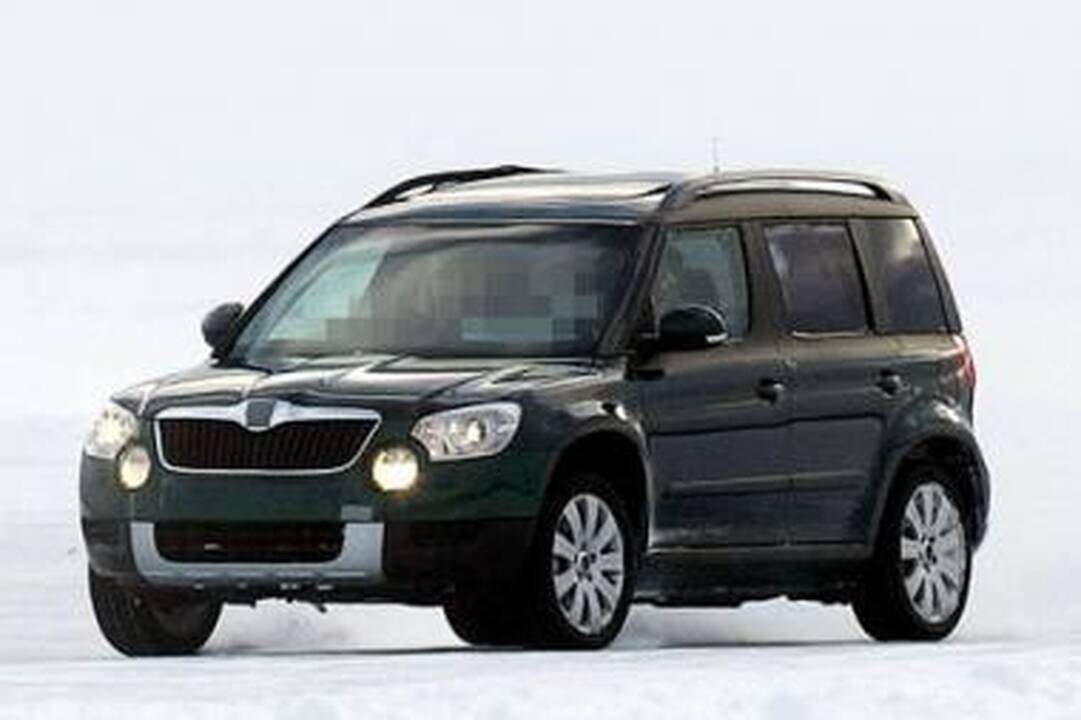 „Škoda Yeti“ be komufliažo