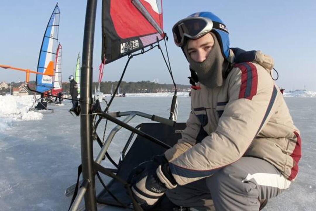 Ice-Blokart ledroges pasaulio čempionate geriausiai valdė šiauriečiai