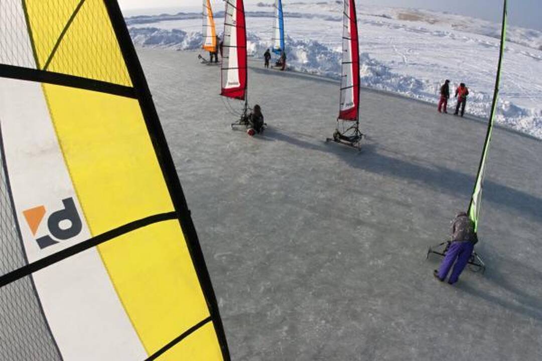Ice-Blokart ledroges pasaulio čempionate geriausiai valdė šiauriečiai