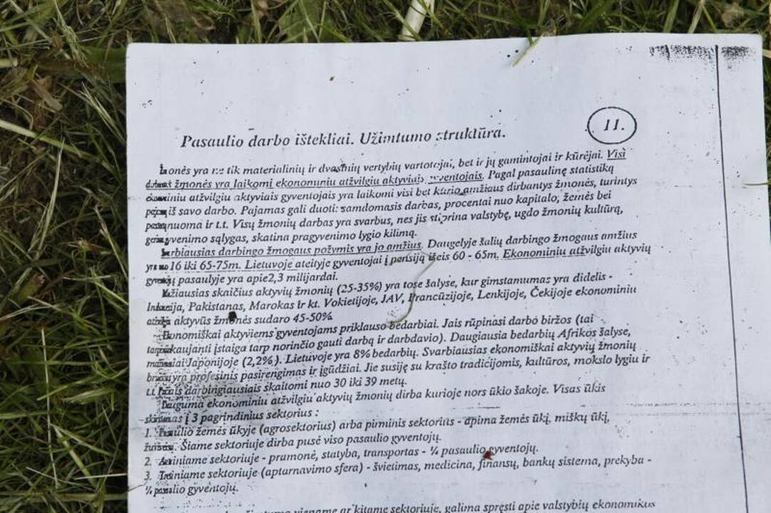 Psichikos ligonis Klaipėdoje visą naktį iš 9 aukšto mėtė daiktus