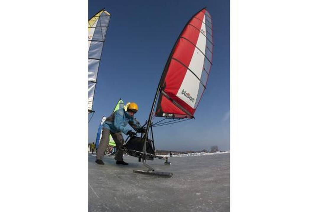 Ice-Blokart ledroges pasaulio čempionate geriausiai valdė šiauriečiai