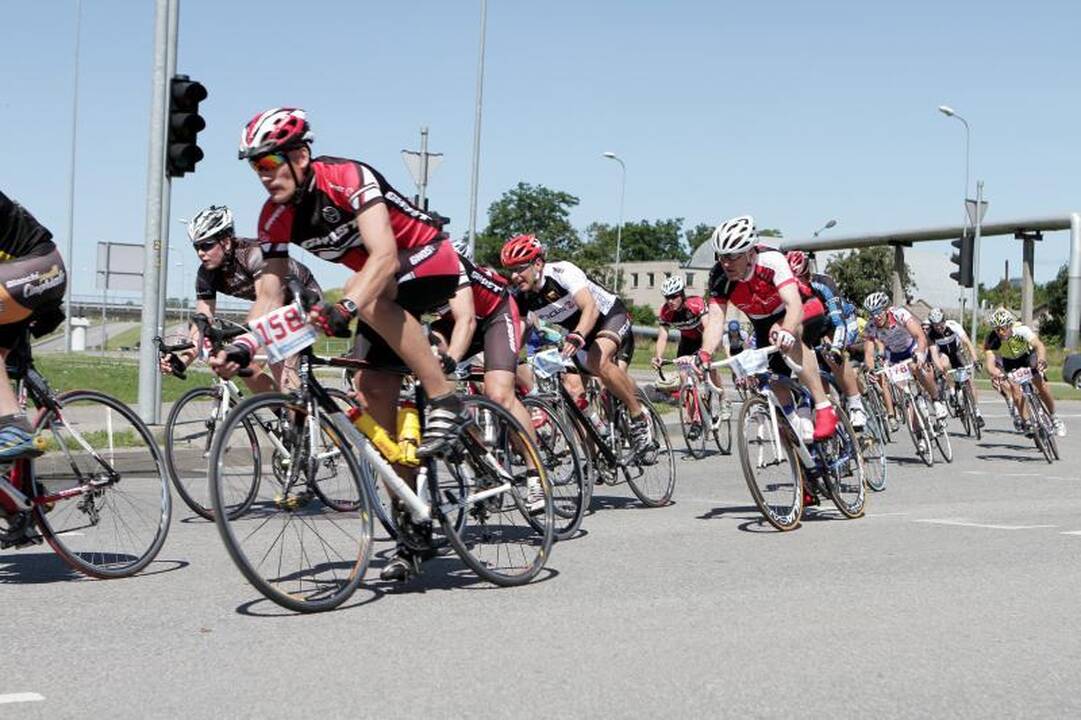 Klaipėdos dviračių maratono trasoje – mažiau dalyvių
