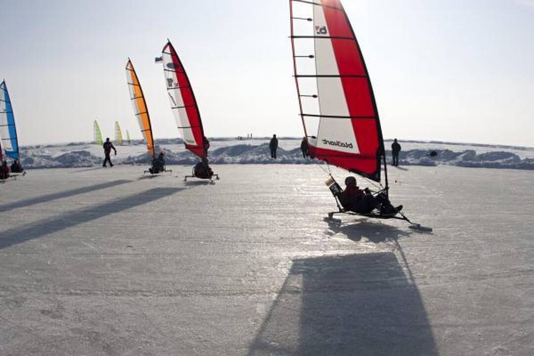 Ice-Blokart ledroges pasaulio čempionate geriausiai valdė šiauriečiai