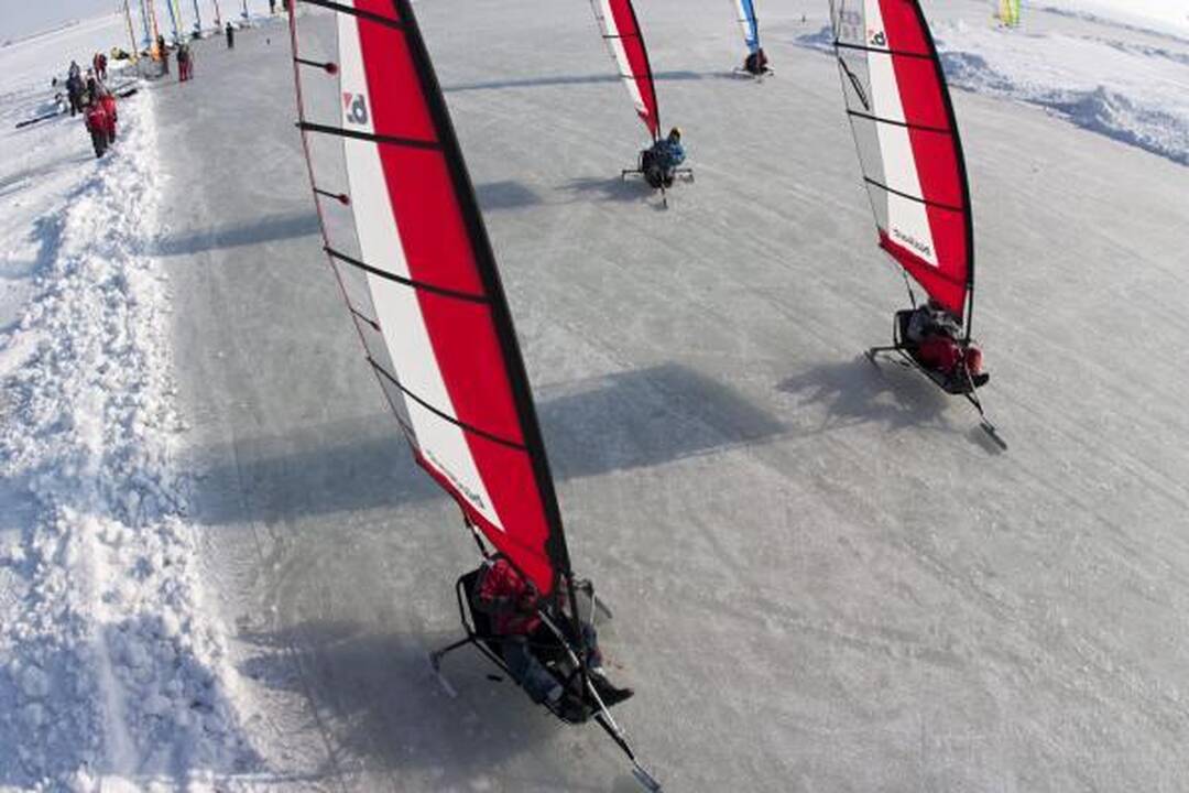Ice-Blokart ledroges pasaulio čempionate geriausiai valdė šiauriečiai