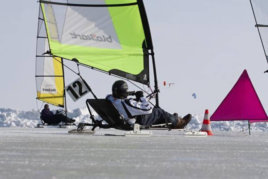 Ice-Blokart ledroges pasaulio čempionate geriausiai valdė šiauriečiai