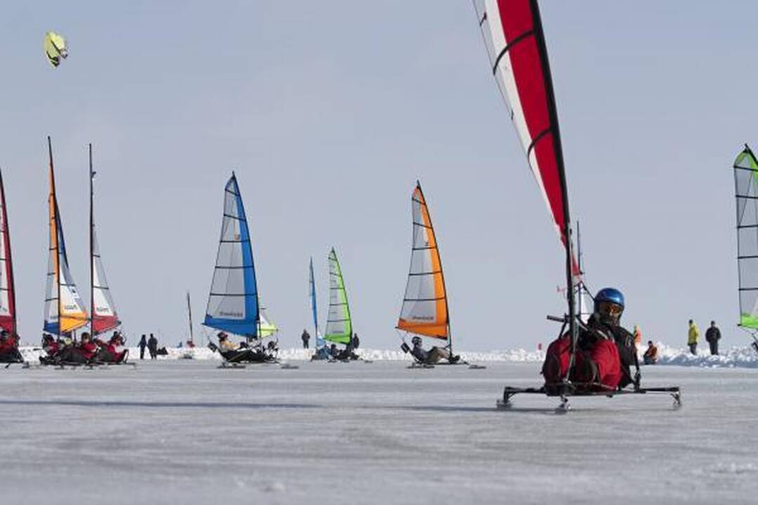 Ice-Blokart ledroges pasaulio čempionate geriausiai valdė šiauriečiai