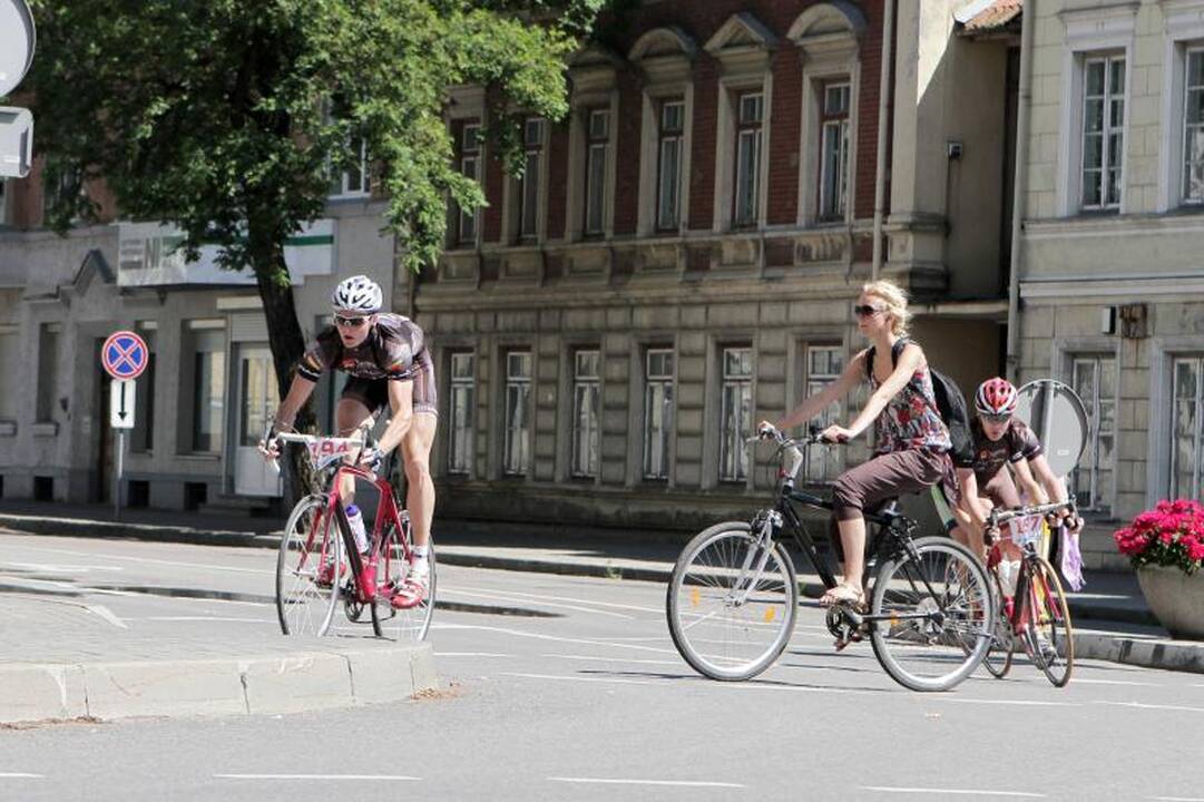 Klaipėdos dviračių maratono trasoje – mažiau dalyvių