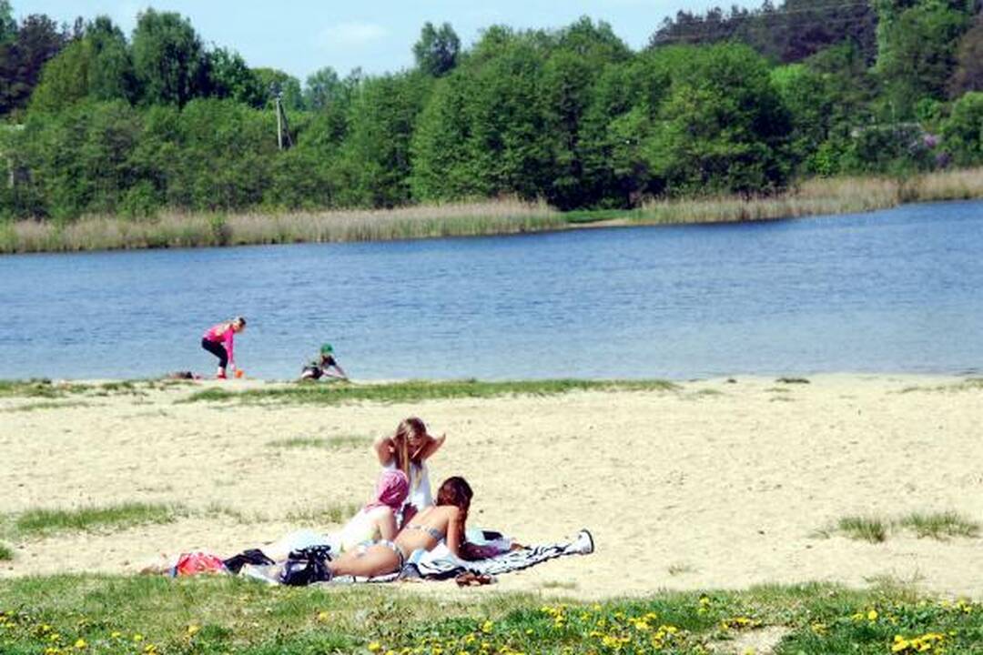 Vilniaus paplūdimiai jau laukia vasaros